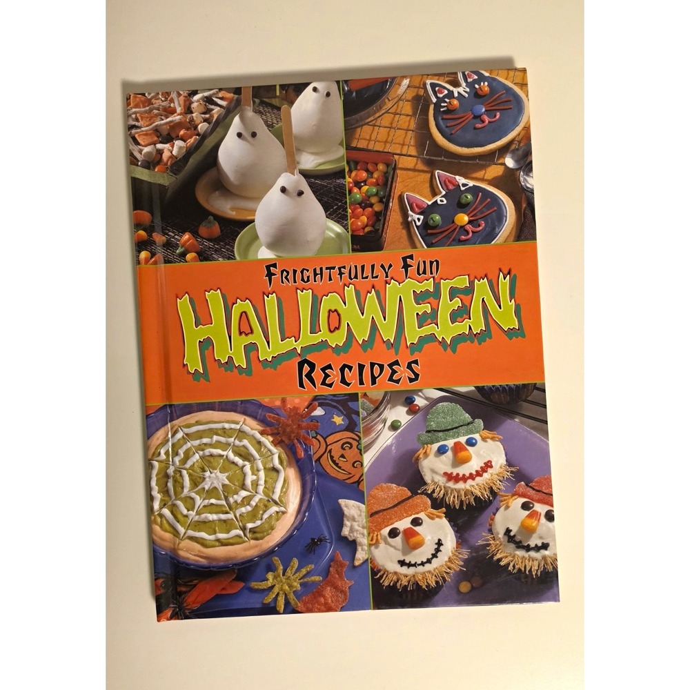Vintage Halloween Frightfully Fun Recipes Hardcover Cookbook